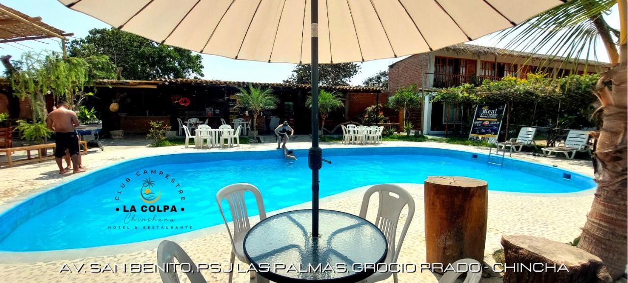 La Colpa Hotel Chincha Baja Ngoại thất bức ảnh
